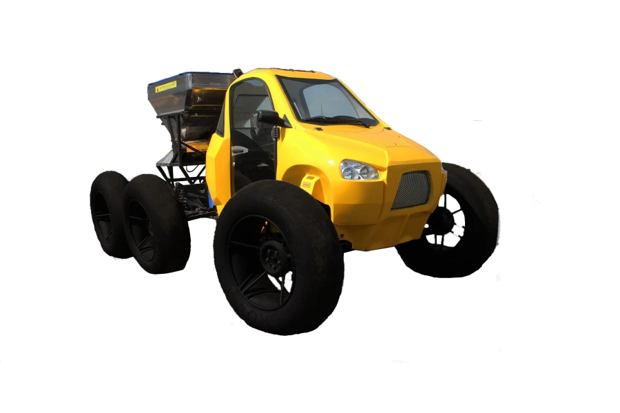 Mineral fertiliser spreader centrifugal disc model RTSD-1,0 (spreader with hydro-volume transmission from two g
