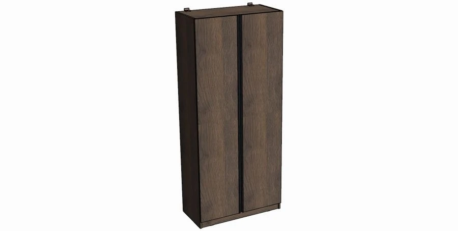 ?03.2050 Two-door cupboard with profile handle 900x2050x450