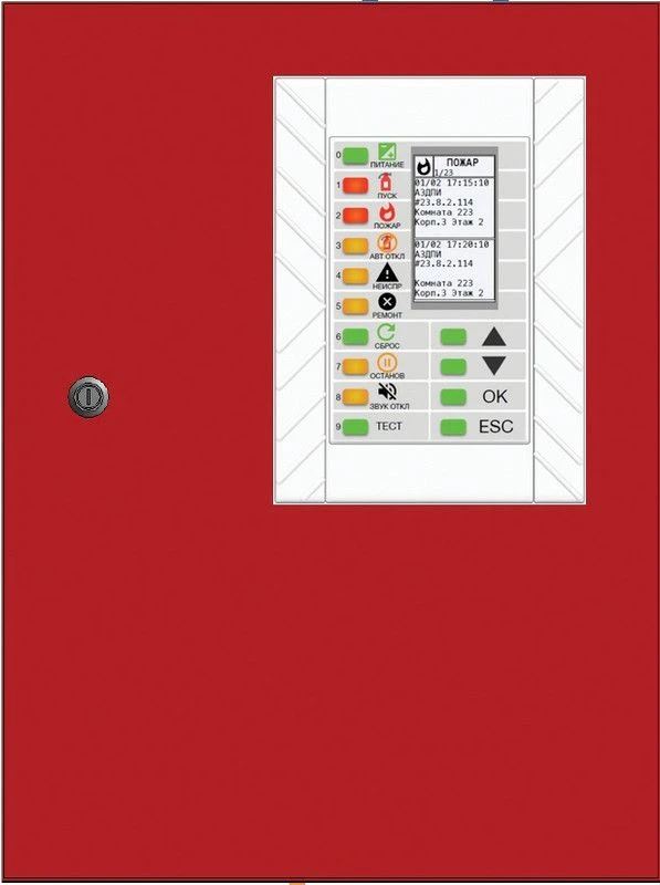Fire alarm and fire alarm control and monitoring device PPK-R