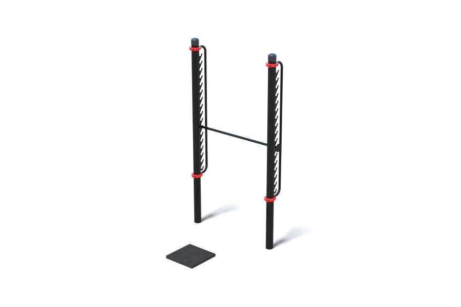 Trestle bar with adjustable height