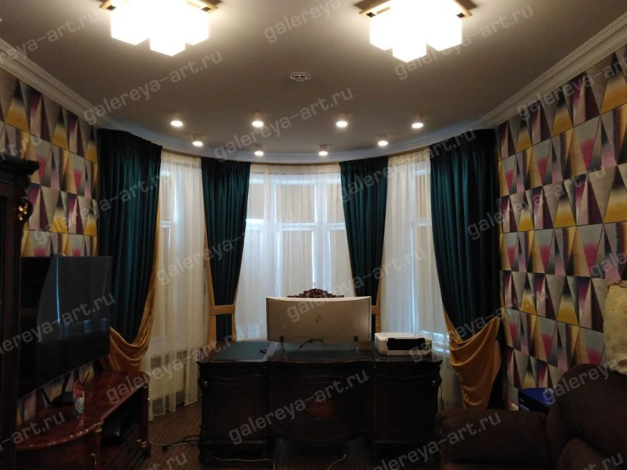 Satin drape