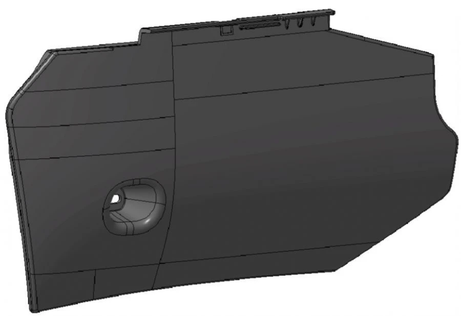 Air conditioning side cover assembly 1681935081