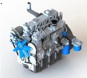Diesel engine MMZ-4D