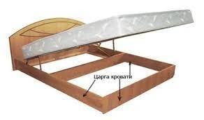 Accessories: single bed frame on base with slats 95*204.6*30 "Modena" MO 241