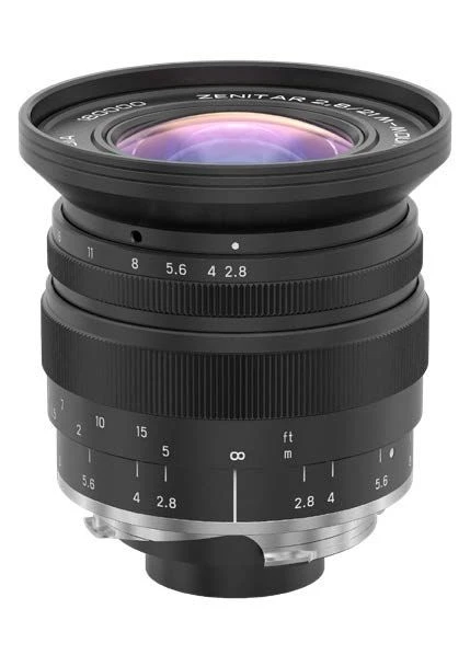 Zenitar 2.8/21 M-mount photographic lens