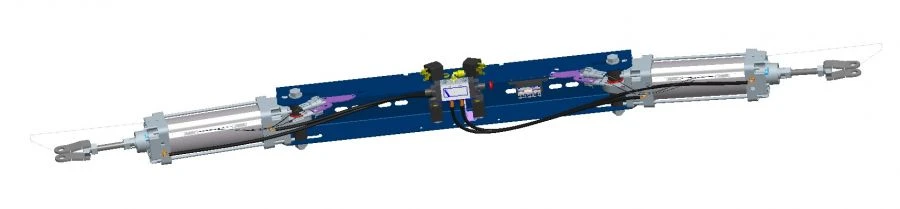 Vehicle door pneumatic actuator 40M3R63/116T1B047