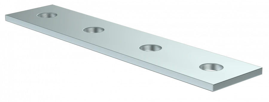 CLM50D-PSS-185-40-HDZ Connection plate with 4 holes for STRUT profile HDZ IEK