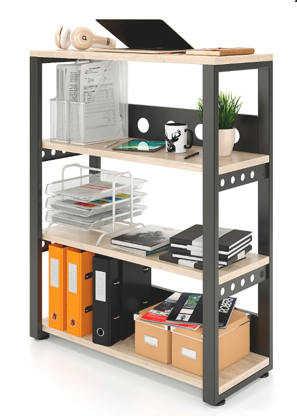 Shelving unit ZAMM type 2 low with top, 3 shelves + top