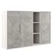 Medium 3 leaf cupboard with niche B-tone