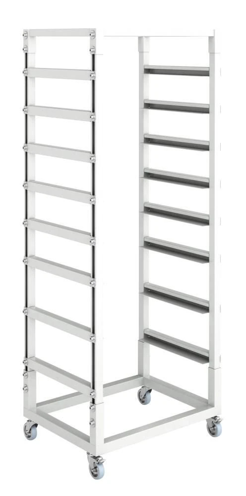 Mobile racking for 8 boxes SP series