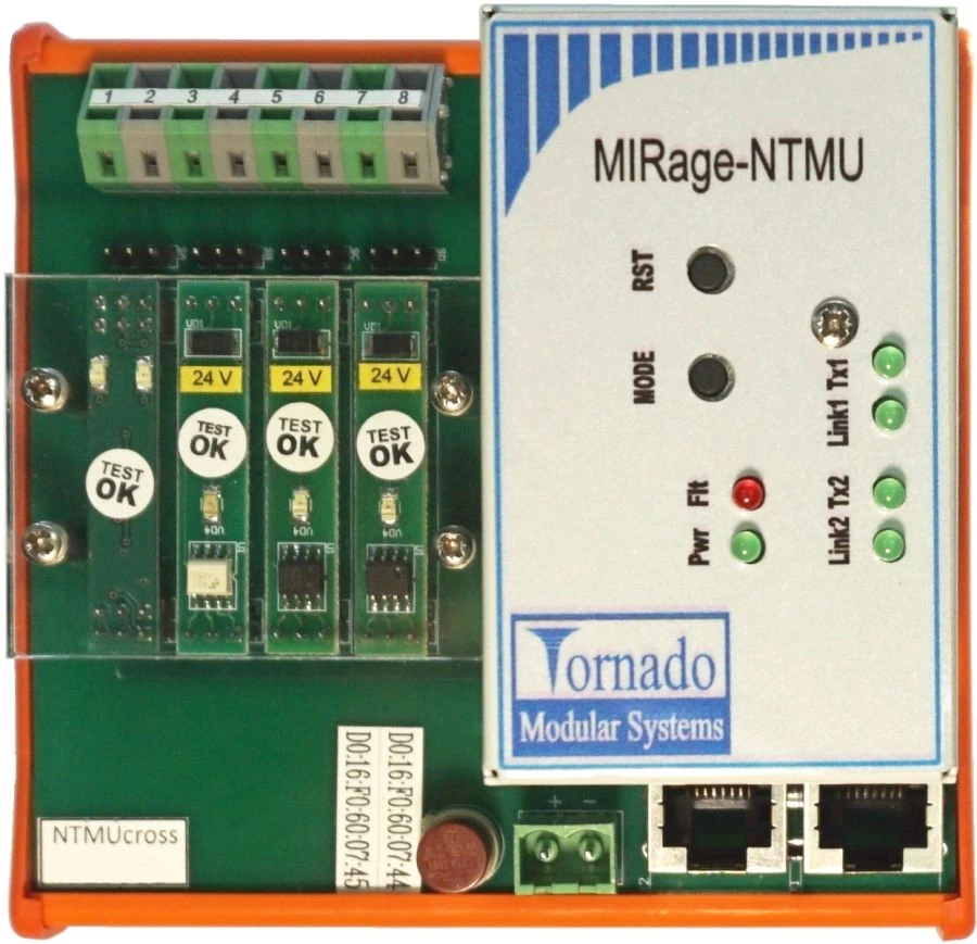 Timer device. Connection of 3 sensors Jaquet DSF (MIRage-NTMU-J)