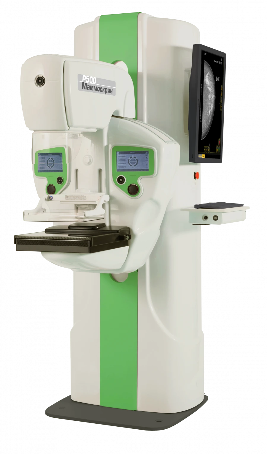 Mammograph X-ray digital R-500 "Mammoscreen" according to TU 26.60.11-069-47245915-2020, version R-500 "Mammoscreen"-01.2.