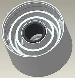 Apparatus-support assembly, D1050N, 0.68 inch shaft, Type ARZ-T, Niresist / BRG HSG: S/A, D1050N, .68, ARZ-T, NI-RST part number