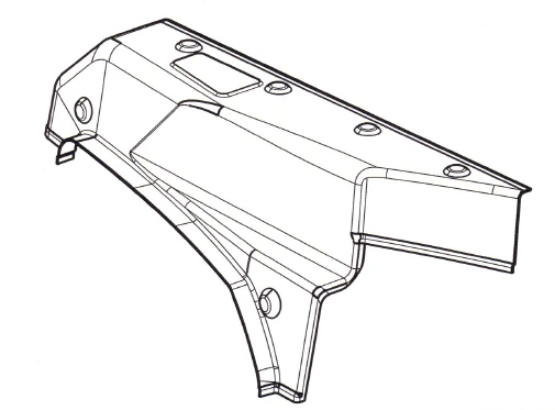4238-50-5602110 Right side trim panel