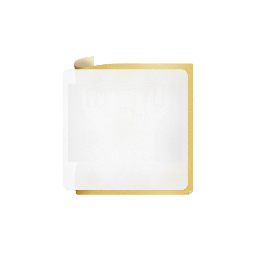 ISBC® Labels 50x50 UHF, UCODE, pet adhesive (45x31)