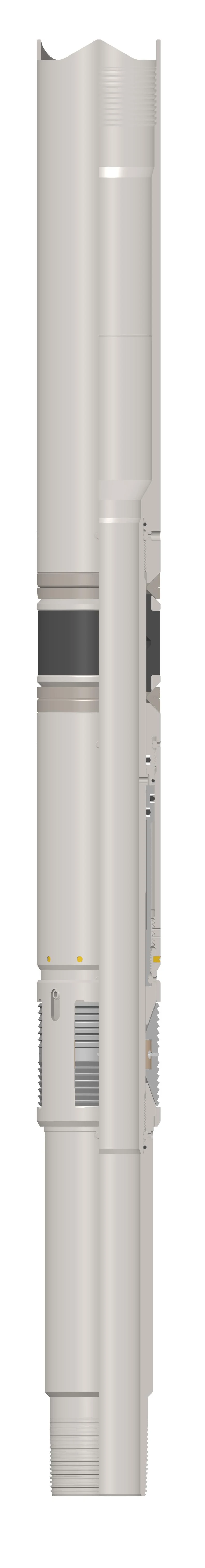 Column packer-suspension liner