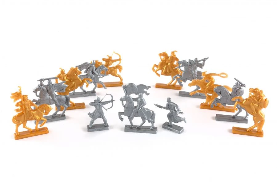 Figurines of warriors "Battle of Kulikovo" 1/15