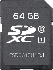 Memory device FSD: memory card FSD064GU1RU