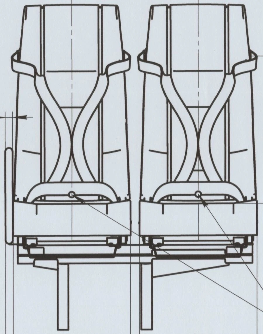 A66R33-6840013 Left double seat