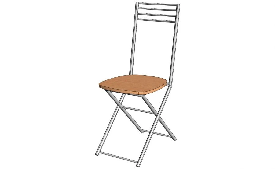 Folding chair. Model: SRr-1