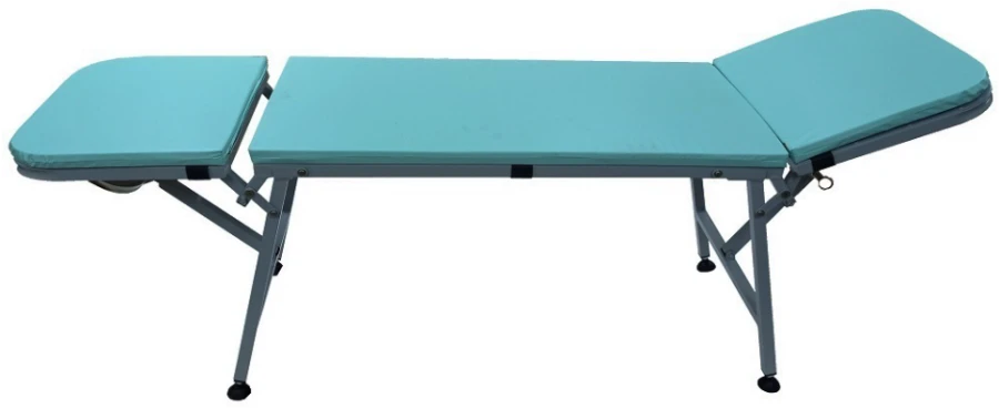 Medical folding therapeutic table with accessories according to TU 32.50.30-009-09442403-2023, version variant: Viewing couch