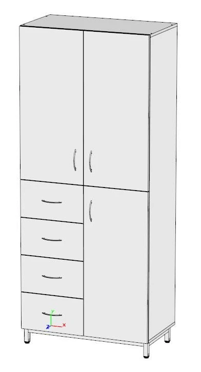 Cupboard for storing crockery