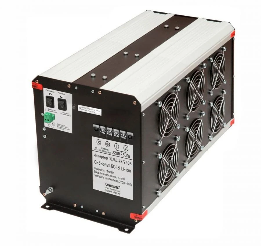 Inverter SibVolt 6048 Li-ion voltage converter DC/AC 48/220V 6000W