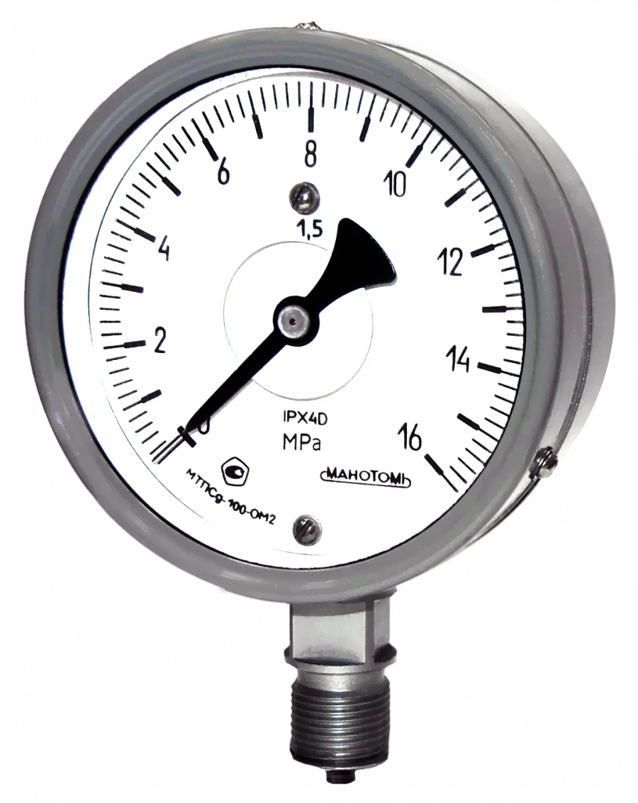 Marine indicating pressure gauges