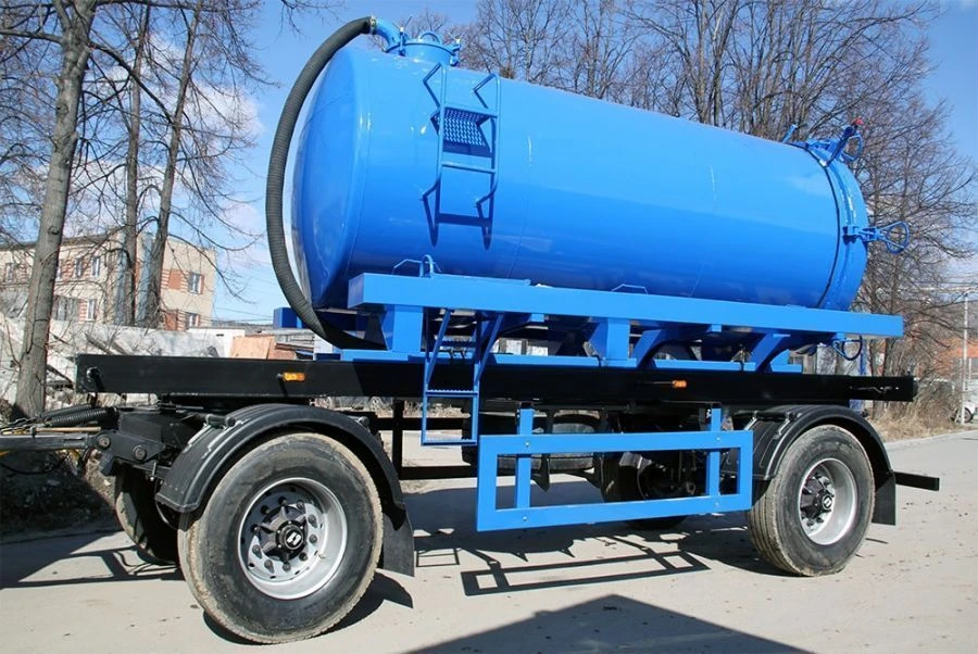 Vacuum slurry tanker trailer type 9036A4 (tyres 385/65R22,5; trailer axles 1201-2410002 or 1202-2410002; with vacuum pump; with 