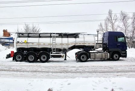 Semi-trailer tank-trailer PPTSKh-968810-23 for chemical transport