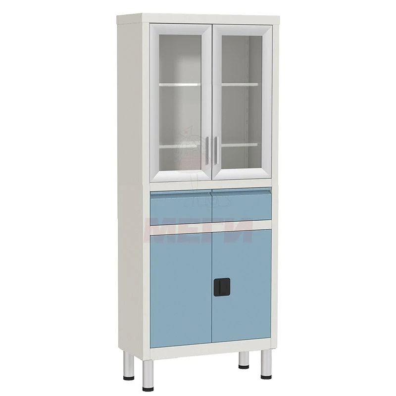 ??-02-???(???-643.12) Two-section double-leaf medical metal cabinet