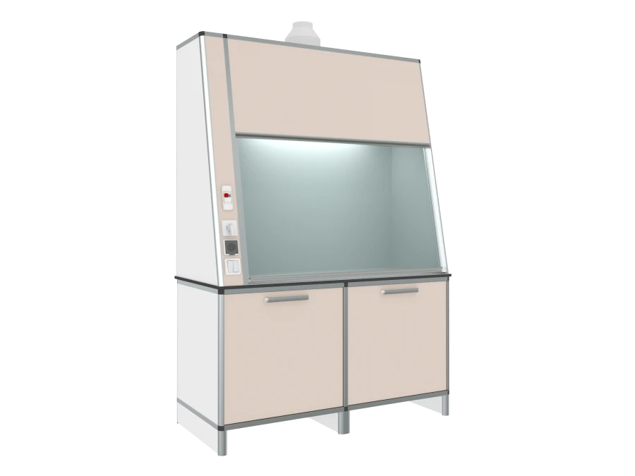 Laboratory fume cupboard SHVN 1500 "Labromed-3" from laboratory fume cupboards "LABROMED-3" according to TU 9452-011-13305037-20