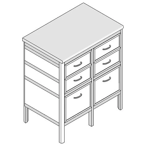 Stationary materials cabinet MA-25.4