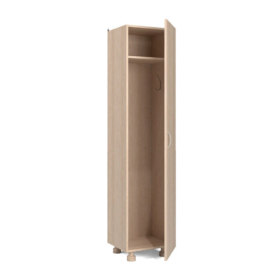 Single-leaf wardrobe