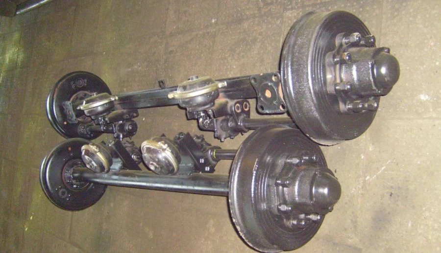 Trailer front axle