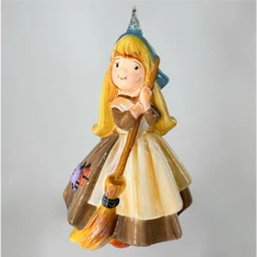 Handmade glass Christmas tree toy "Cinderella"