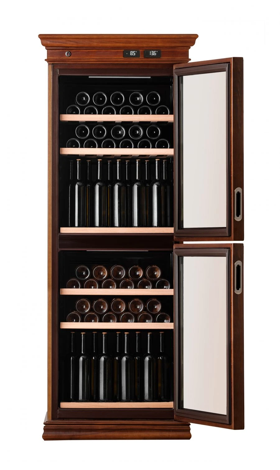 Two-chamber wine cabinet SHVD-78 "POZIS" M