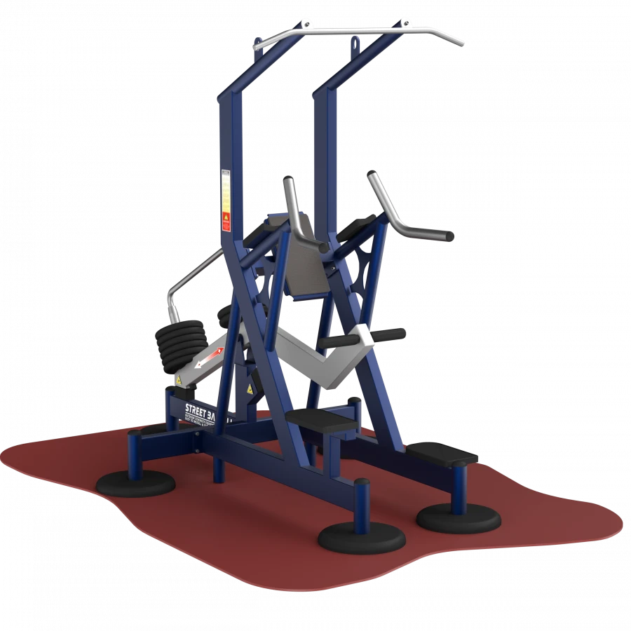 MV 7.73 GTO Outdoor bar pull-ups and push-ups with counterweight with variable load