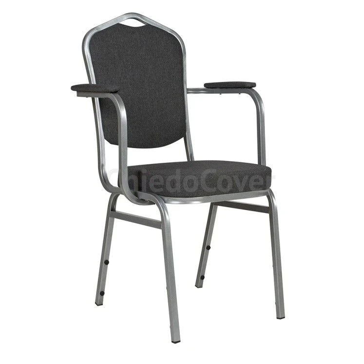 Chair with armrests: Hit 20mm on metal frame