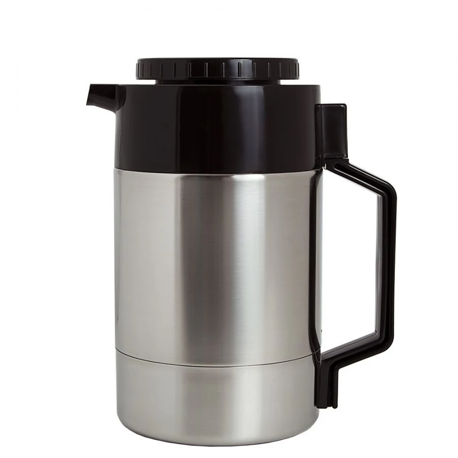Household vacuum thermos with double flask made of corrosion-resistant steel with narrow neck for liquid type "B"