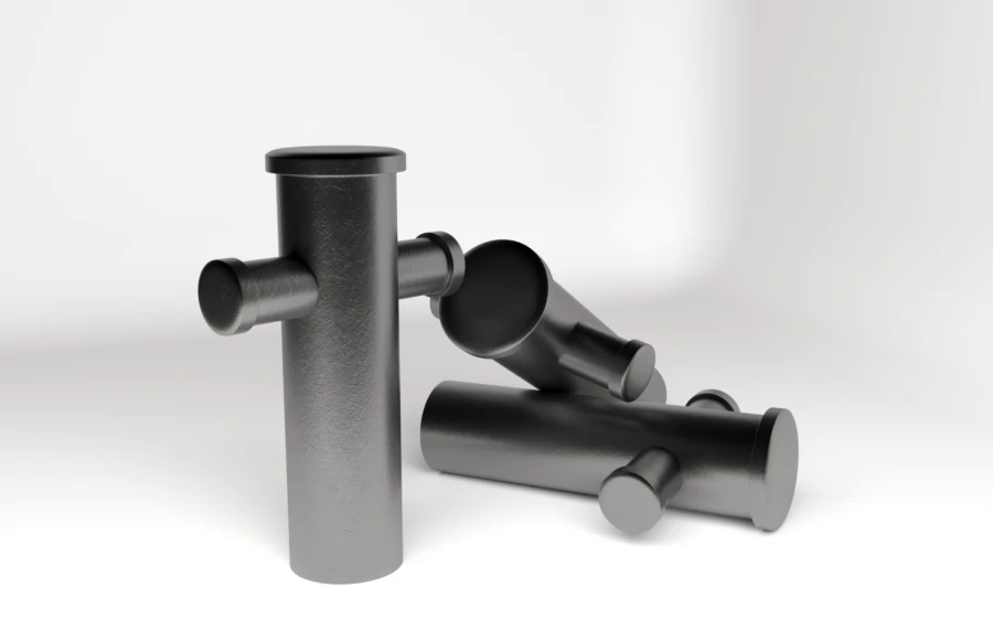Knecht type 1 execution B (cross-welded mortise one-tumbler) according to GOST 11265-73
