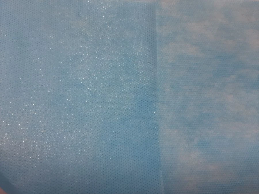 Nonwoven fabric laminated with surface density more than 25 g/m2 but not more than 70 g/m2