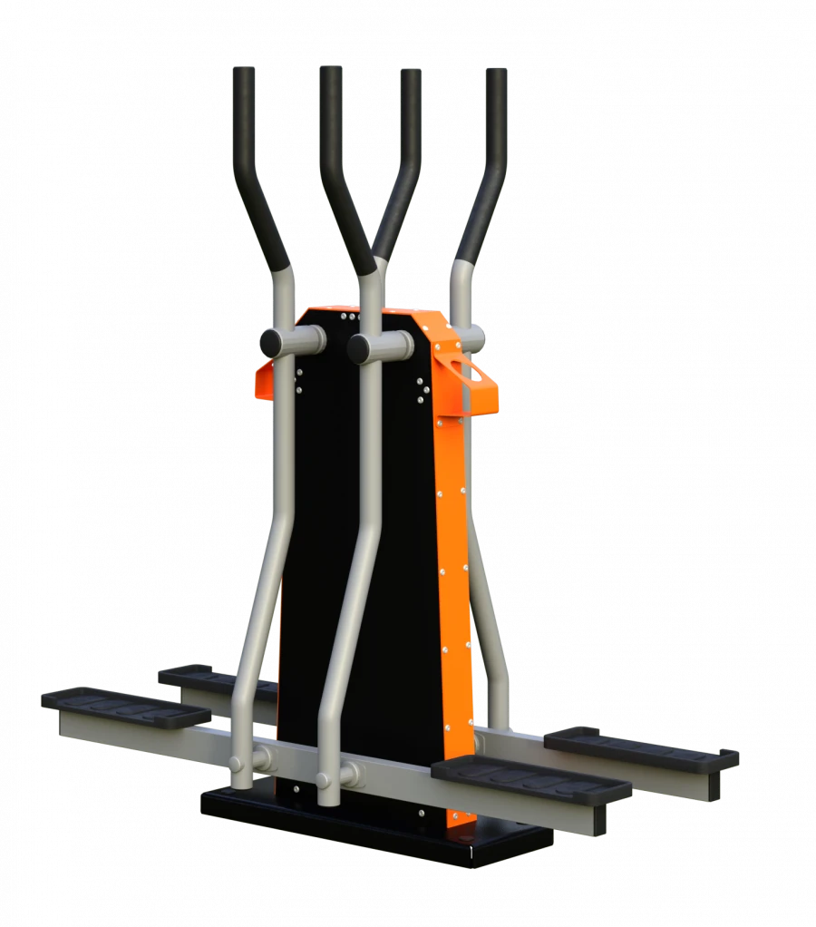 Stationary outdoor fitness equipment "Double skis" Romana 207.21.10