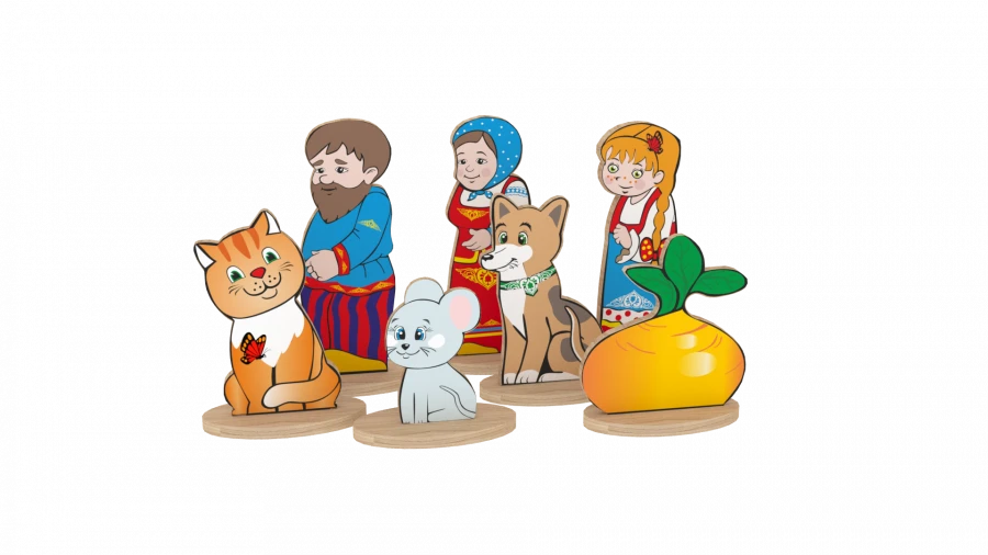 Set "Characters of the fairy tale "Repka" (Art. N-19)