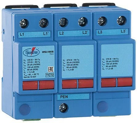 SPC3.1 90 DS (LT) surge arrester, Cat.No.10 035