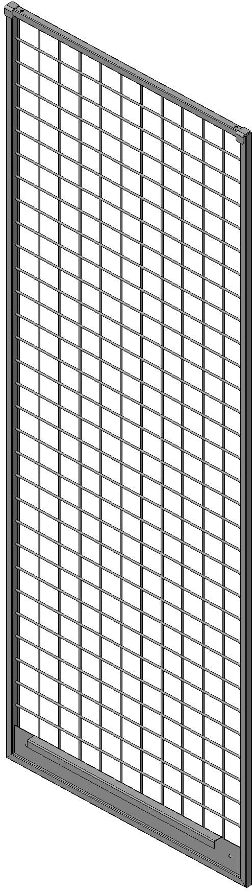 Universal mesh end panel 1700*550