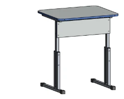 Single-seat desk P.O.2