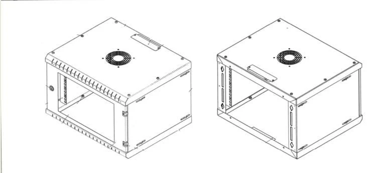 DT Standart TLNR 4-24U wall-mounted telecoms cabinets