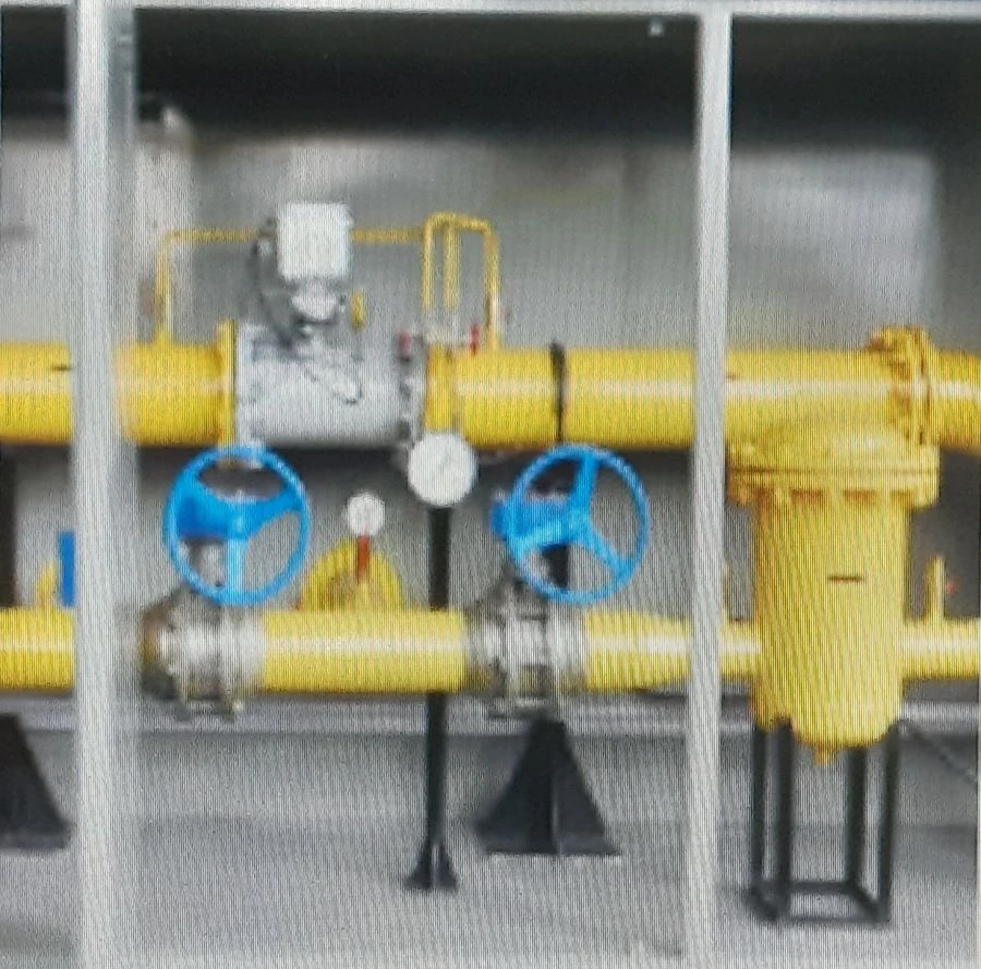 Gas metering points PU