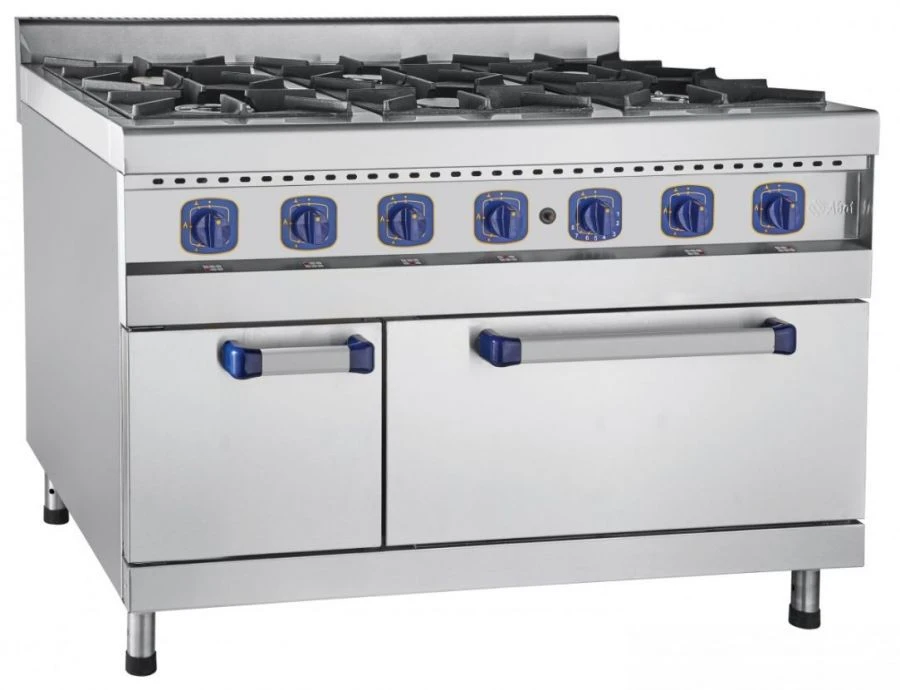 Six-burner gas cooker PGK-69ZhSh-II-A